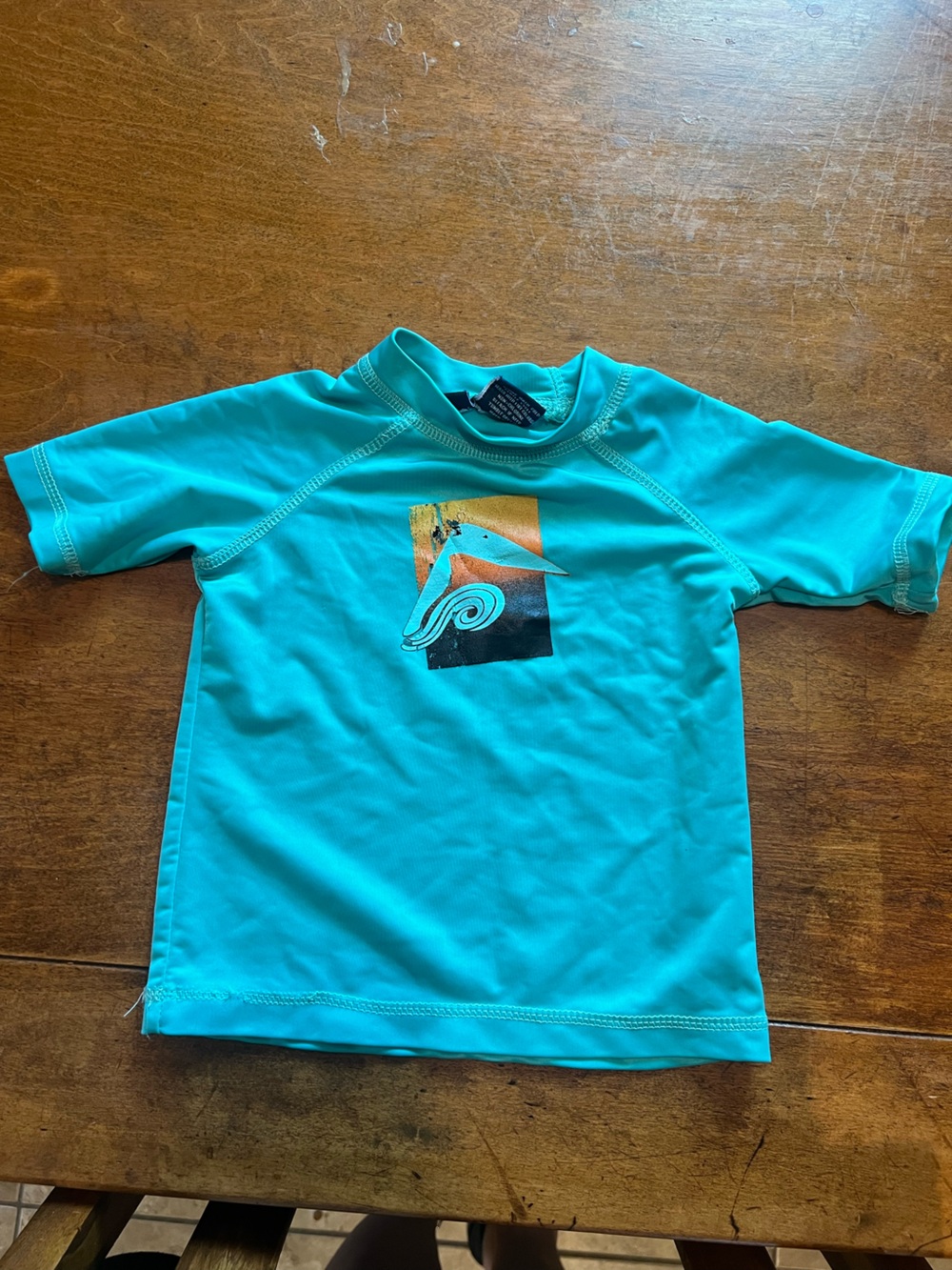 Toddler Aqua Rash Guard Swim Shirt 3T Surf Beach UPF